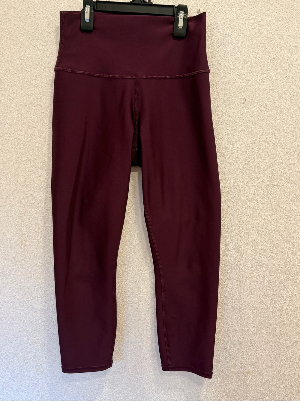 ALO Yoga Burgundy High-Rise Leggings